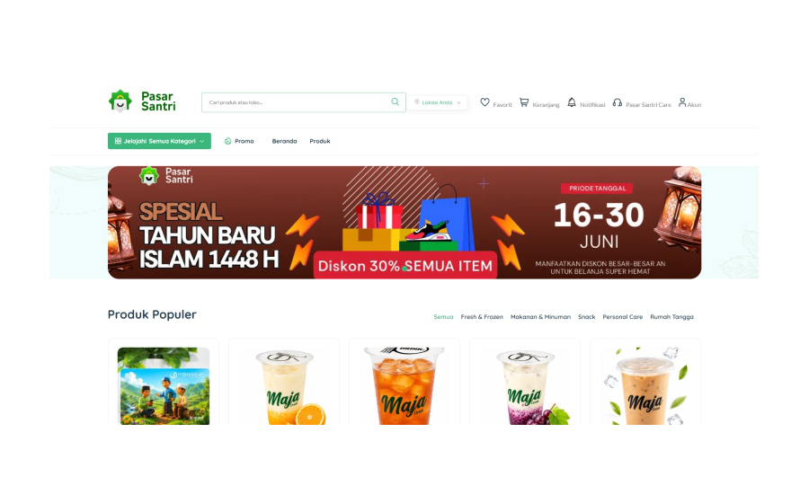 Marketplace Pasir Santri